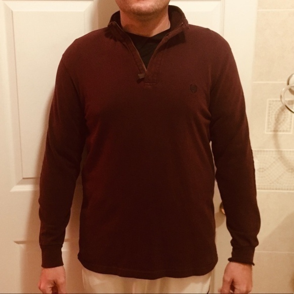 Chaps Zip Collar Sweater Men’s M